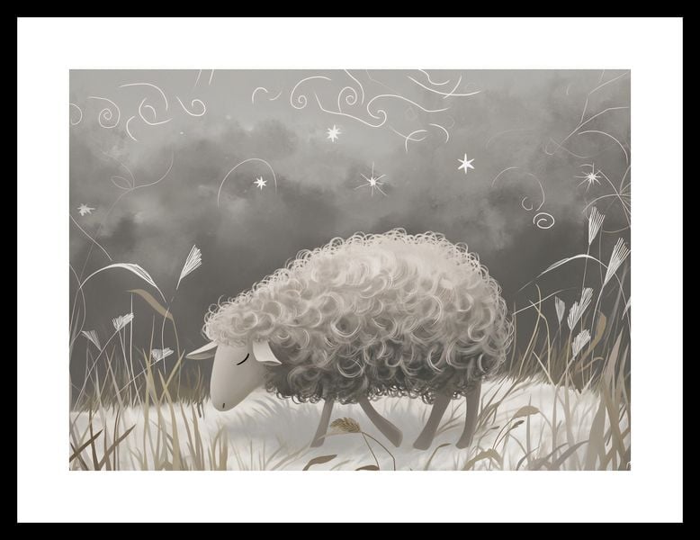 Plakat 35x25cm Bujna Owca zdjęcie 3