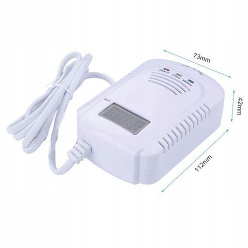 CERTYFIKOWANY CZUJNIK CZADU GAZU TLENKU WĘGLA JKD-808COM PPM CE na Arena.pl