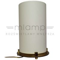 Stojąca LAMPA stołowa ROCKET MLAMP abażurowa LAMPKA tuba ecru