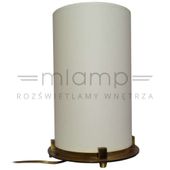 Stojąca LAMPA stołowa ROCKET MLAMP abażurowa LAMPKA tuba ecru