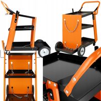 WÓZEK SPAWALNICZY DO SPAWAREK Z PÓŁKAMI STABILNY MOBILNY PÓŁKA NA BUTLĘ