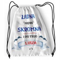 Plecak Dla Luizy Sportowy Szkolny Worek Torba Z Nadrukiem Ze Zdjęciem