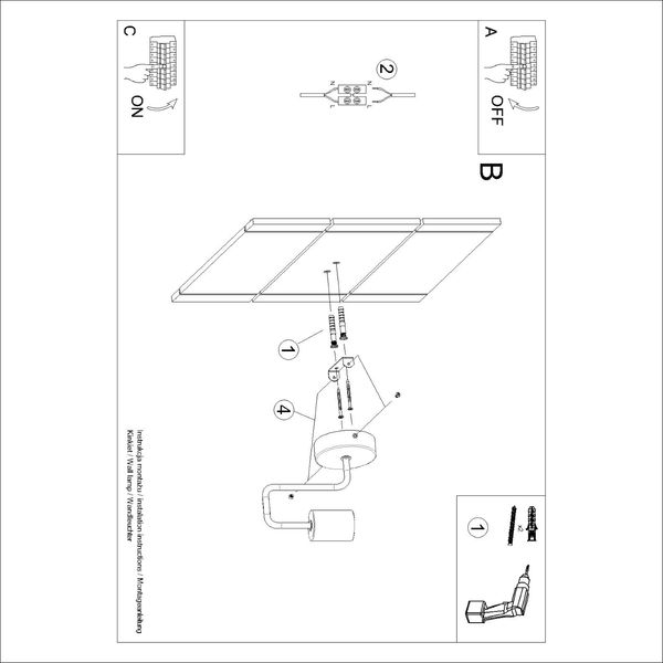 Kinkiet TIMBO biały zdjęcie 10