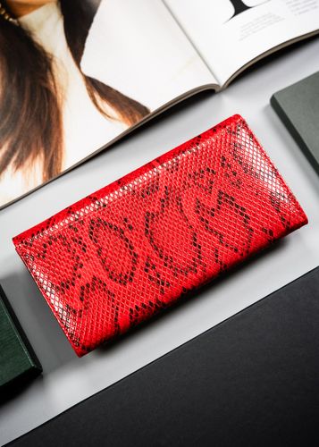 portfel damski skóra + pu px24-dnh-bl-2267 red na Arena.pl