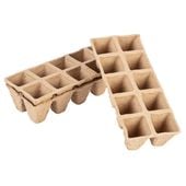 rozsadniki torfowe (2*5 otworów) 22*8.5*5.5 cm, 10 sztuk - t 15g466