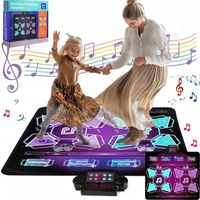 ELEKTRONICZNA MATA DO TANECZNA DLA PODWÓJNA MUZYKA LED MATA DO GRY PREZENT