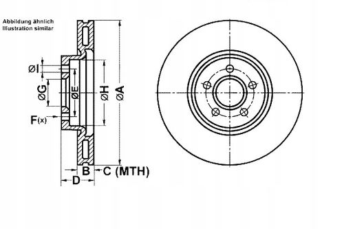 TARCZA HAM PRZOD 320X25 V ATE na Arena.pl