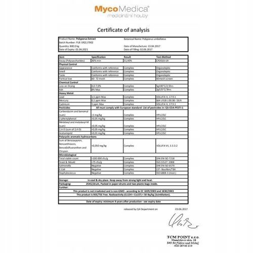MycoMedica Polyporus żagiew wielogłowa 90 kaps. na Arena.pl