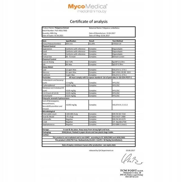 MycoMedica Polyporus żagiew wielogłowa 90 kaps. zdjęcie 4