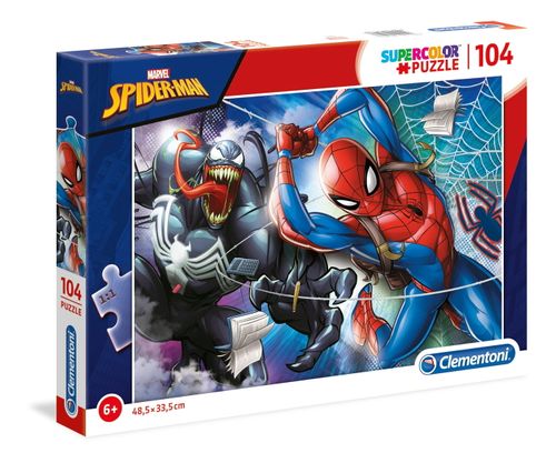 PUZZLE 104 CLEMENTONI SPIDERMAN MARVEL 27117 na Arena.pl