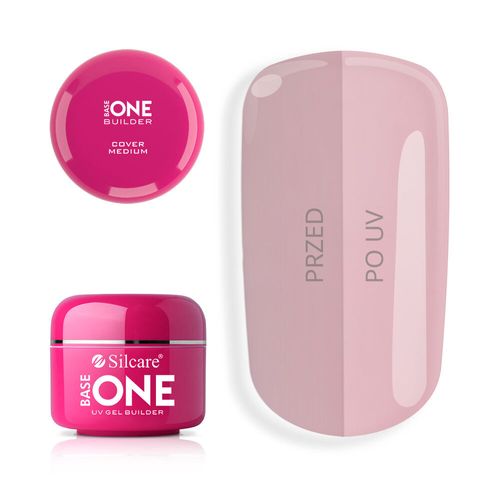 SILCARE ŻEL UV BASE ONE COVER MEDIUM 5 G na Arena.pl