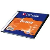 verbatim płyta dvd-r 4.7gb 16x azo       srebrny/matt silver 1szt 43547