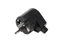 Wtyczka kątowa z uziemieniem Unischuko WT-20-2