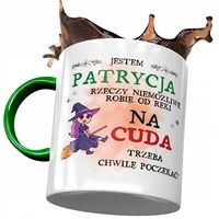 Kubek Zielony Dla Patrycji Koleżanki Żony Prezent Z Nadrukiem Ze Zdjęciem