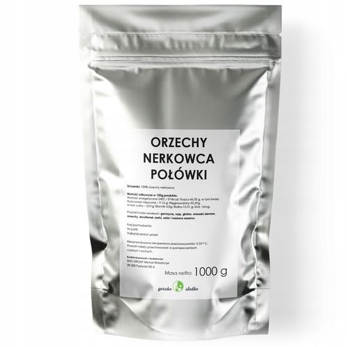 ORZECHY NERKOWCA połówki 1kg na Arena.pl
