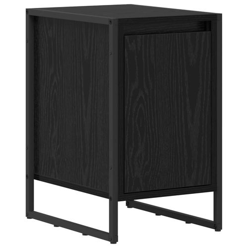 Stolik nocny 2 pcs Czarny Dąb 39,5 x 30 x 50 cm na Arena.pl