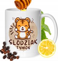 Kubek Dla Tymona Kolegi Przyjaciela Męża Z Nadrukiem Prezent Biały 330Ml