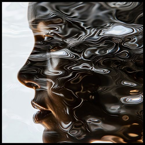 Plakat 70x70cm Wodniste Odbicie Swojego Ja na Arena.pl