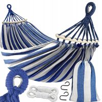 HAMAK OGRODOWY 2 OSOBOWY HUŚTAWKA XXL MOCNY WZMOCNIONY PAŁĄK DUŻY TORBA