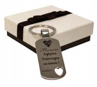 Brelok GRAWER na prezent upominek dla zakochanych WALENTYNKI 14 luty serce