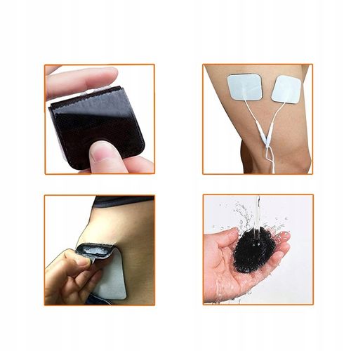 24x ELEKTRODY ŻELOWE ELEKTROSTYMULATOR TENS EMS PIN2 na Arena.pl