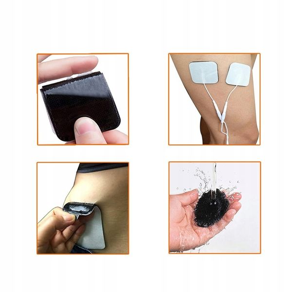 24x ELEKTRODY ŻELOWE ELEKTROSTYMULATOR TENS EMS PIN2 zdjęcie 4