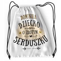 Plecak Sportowy Szkolny Dla Dominiki Córki Dziecka Z Nadrukiem Ze Zdjęciem