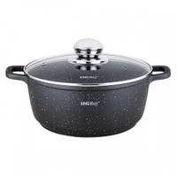 kinghoff garnek marmurowy 22cm kh-1594 3,3l