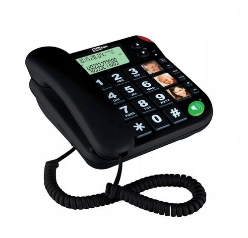 Telefon Stacjonarny Dla Seniora Maxcom Kxt480 na Arena.pl