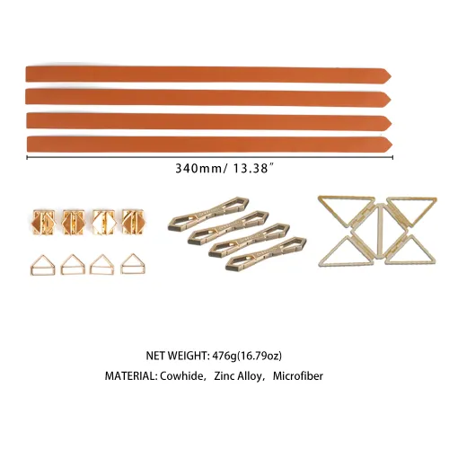 lockink zestaw kajdanek i uprzęży, regulowane, brązowy na Arena.pl
