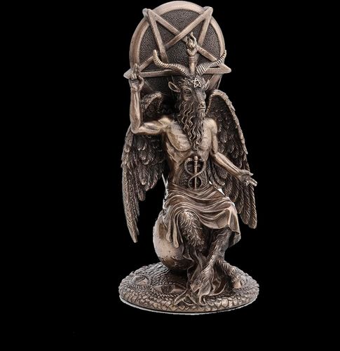FIGURKA Baphomet siedzący na globusie VERONESE WU77950A1 na Arena.pl