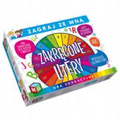 GRA ZAKRĘCONE LITERY GRA EDUKACYJNA DO NAUKI SŁÓWEK ĆWICZ PAMIĘĆ