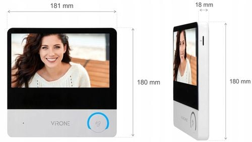 WIDEODOMOFON WiFi Domofon Full HD Czytnik BRELOKI Brama 7" + APLIKACJA na Arena.pl