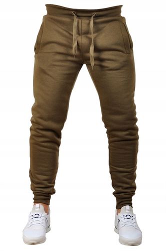 k01 r. L MĘSKIE SPODNIE DRESOWE JOGGERY GŁADKIE na Arena.pl