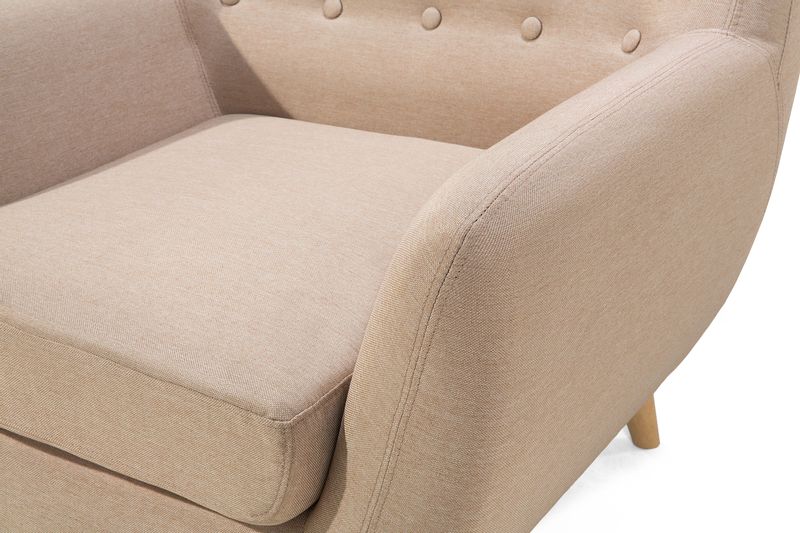 Fotel beżowy MOTALA zdjęcie 7