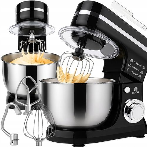 ROBOT KUCHENNY PLANETARNY Z MISĄ 6L WIELOFUNKCYJNY MIKSER 3w1 3200W XL na Arena.pl