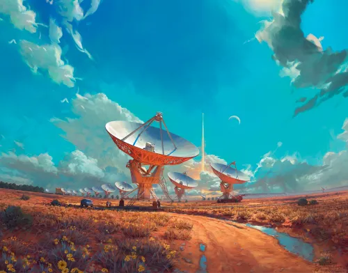 Złożona ekspercka gra planszowa SETI Poszukiwania pozaziemskich cywilizacji na Arena.pl