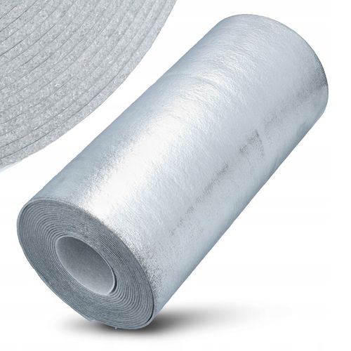 EKRAN ZAGRZEJNIKOWY ODBIJAJĄCY CIEPŁO 10m Mata Aluminiowa Pianka IZOLACYJNA na Arena.pl