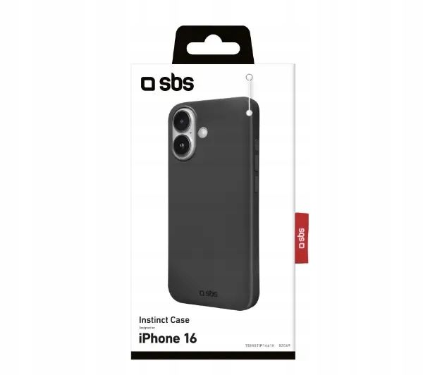 Etui plecki SBS Instinct Czarne do Apple iPhone 16 zdjęcie 3