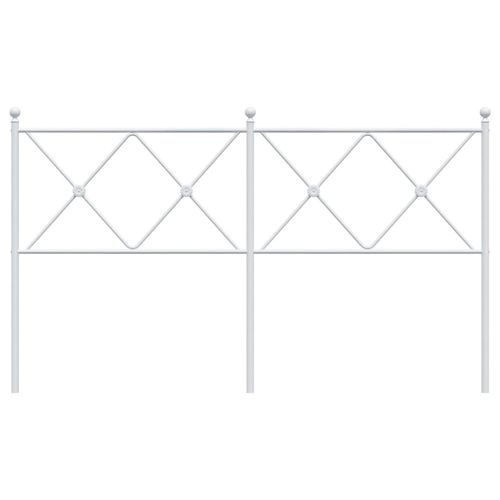 Metalowe wezgłowie, białe, 160 cm na Arena.pl