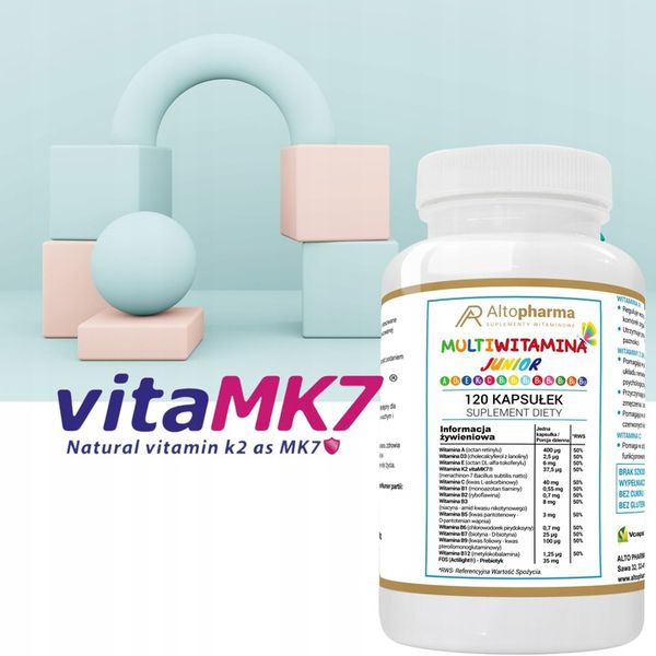 Multiwitamina JUNIOR witaminy dla dzieci 120k zdjęcie 4