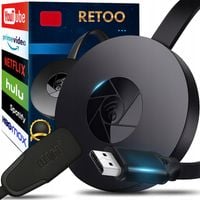 BEZPRZEWODOWY ADAPTER WIFI HDMI MIRRORSCREEN CHROMECAST 2W1