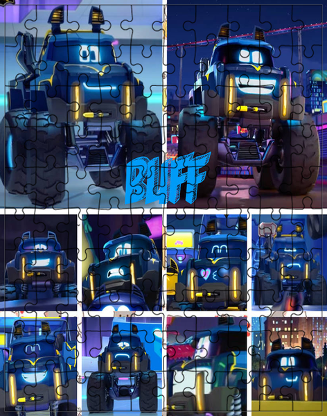 Puzzle Batwheels zdjęcie 1