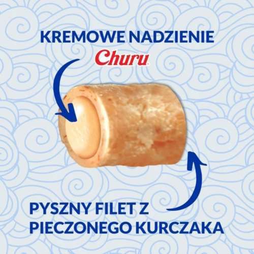 INABA CAT CHURU BITES CHICKEN WRAPS CHICKEN 3x10g na Arena.pl