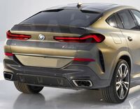 BMW X6 (F96, G06) 2019+ Listwa CHROM chromowana na Klapę bagażnik