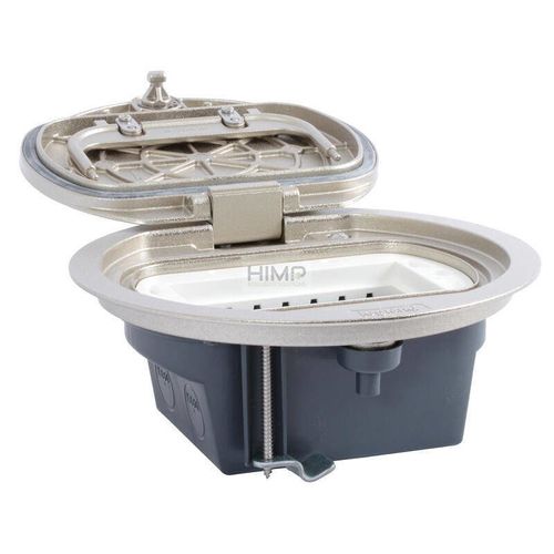 Puszka podłogowa uchylna IP66 4 moduły STAL NIERDZEWNA INOX Legrand 088064 na Arena.pl