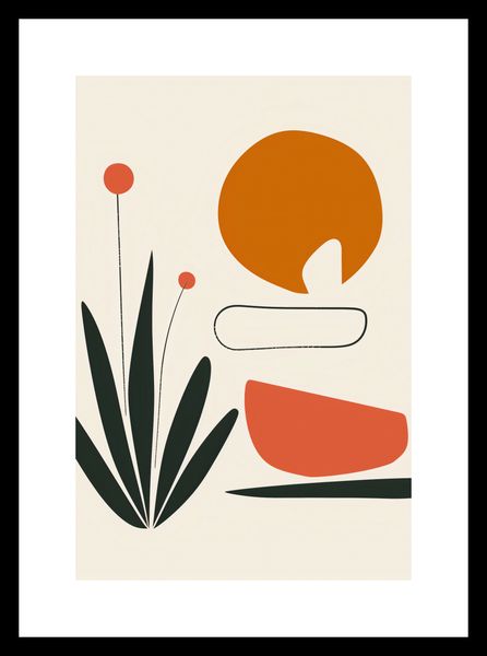 Plakat 40x60cm Abstrakcyjny Zen zdjęcie 3
