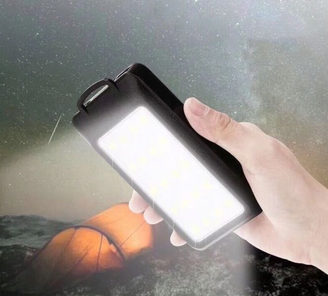 POWERBANK SOLARNY PANCERNY 20000MAH 2xUSB LATARKA zdjęcie 6