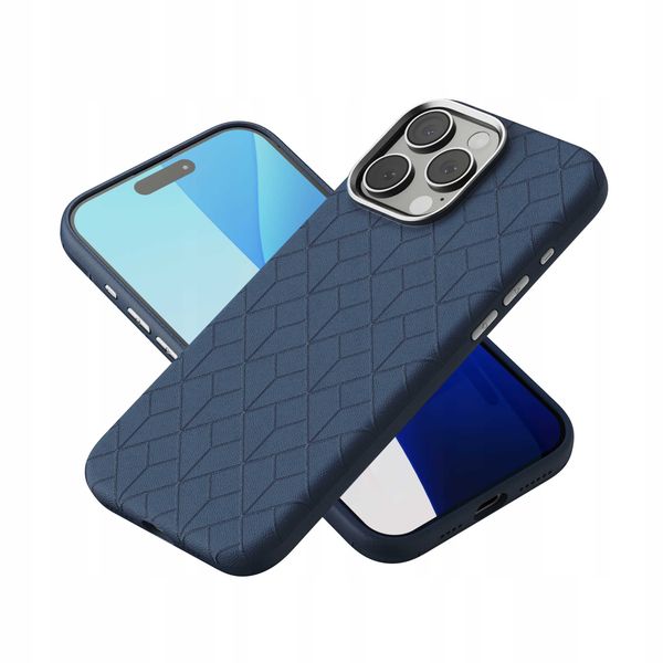 Spacecase Classy Mag Iphone 16 Pro Max Dark Blue zdjęcie 12