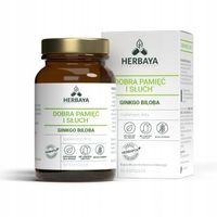 Herbaya Dobra pamięć i słuch* Ginkgo Biloba,60 kaps